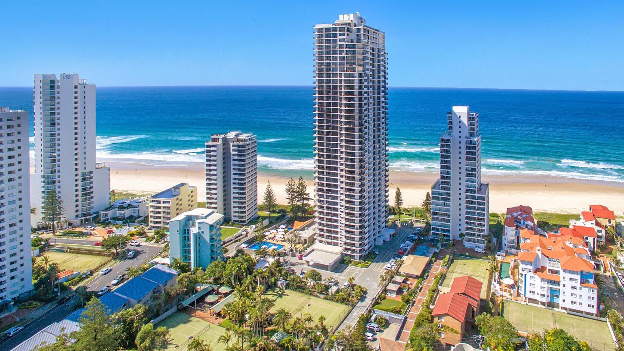 Surfers Aquarius On The Beach Aparthotel Gold Coast Exterior photo